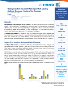 June 17, 2022. Weekly Situation Report On Monkeypox Multi-Country ...